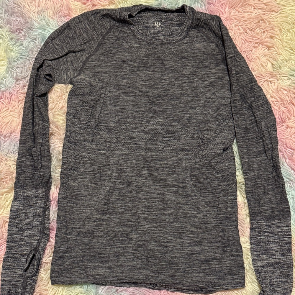 Lululemon Gray Long Sleeve Shirt
